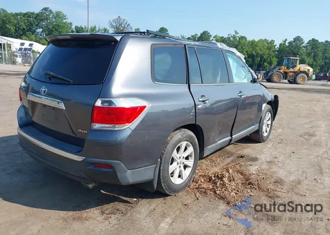 2012 Toyota Highlander Se V6 from USA, damaged, VIN 5TDBK3EH9CS122215